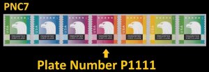 US 5013-5018 5018a Spectrum Eagle presorted first-class 25c PNC7 MNH 2015