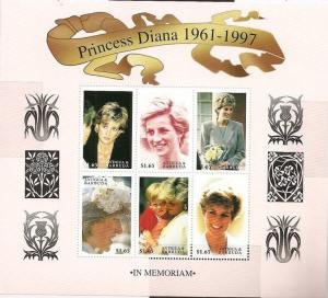 ANTIGUA BARBUDA SHEET MNH LADY DIANA PRINCESS WALES ROYALTY