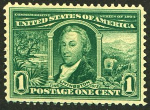 U.S. #323 MINT OG HR