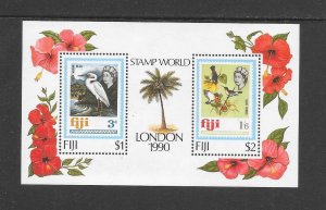 BIRDS - FIJI #623  STAMP WORLD LONDON 1990  MNH