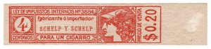 (I.B) Argentina Revenue : Cigar Duty Seal 4c