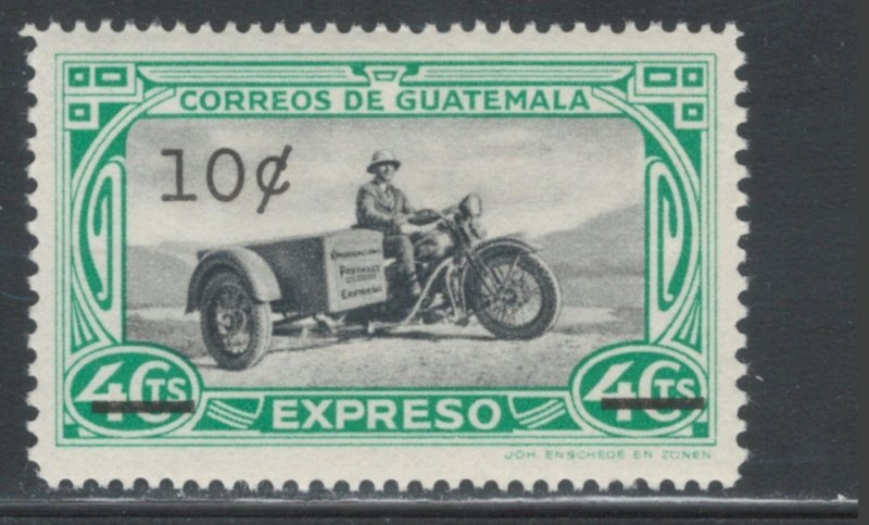 Guatemala 1948 Special Delivery Surcharge Scott # E2 MH