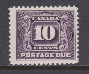 Canada Sc J5 MLH. 1928 10c violet Postage Due, fresh, bright, LH, F-VF