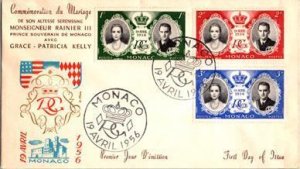 Monaco, Worldwide First Day Cover, Royalty