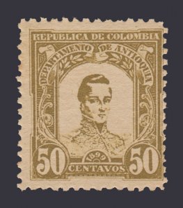COLOMBIA-ANTIOQUIA 1899. SCOTT # 125. UNUSED