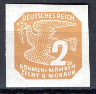 Bohemia and Moravia Scott # P11, mint hr