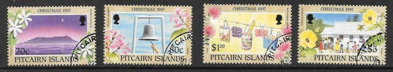 PITCAIRN ISLANDS SG522/5 1997 CHRISTMAS FINE USED