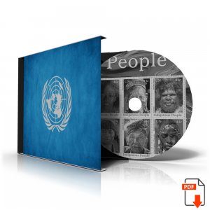 UNITED NATIONS - NEW YORK 1951-2020 STAMP ALBUM PAGES (229 PDF b&w illus. pages)