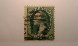 US #194 used fancy cancel  17  in circle combined shipping e2010 11560