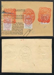 Straits Settlements Revenue Stamps and Singapore Revenue cancels