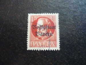 Stamps - Bavaria - Scott# 140 - Used Part Set of 1 Stamp