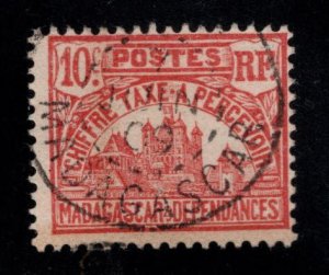 Madagascar Scott J11 Used Postage due stamp Nice Cancel