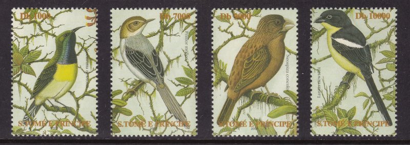 Sao Tome and Principe, Fauna, Birds MNH / 2002