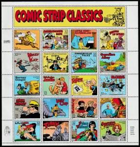 3000 MNH pane Comic Strips - no per item S&H fee