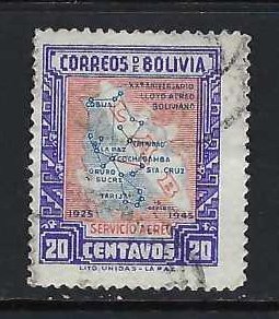 BOLIVIA C105 VFU MAP 913D-2