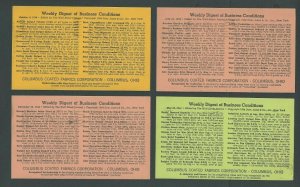 WW2 An Historical Group Of Twenty Five (28) Weekly Postal Cards Between Dec---