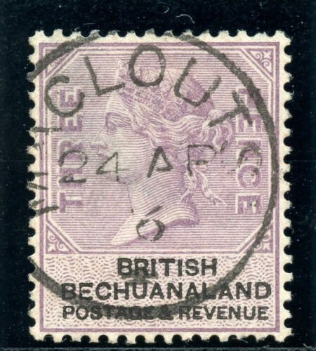Bechuanaland 1887 QV 3d lilac & black very fine used. SG 12. Sc 13. 