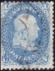 Scott 63 Benjamin Franklin Used