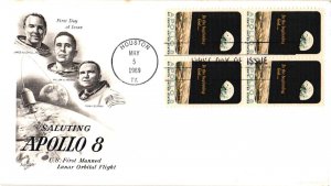 #1371 Apollo 8  Space In The Beginning God– Artcraft Cachet