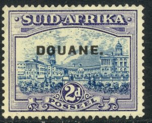 SOUTH AFRICA 1933 2d GOVT BUILDINGS DOUANE CUSTOMS Revenue BFT. 33 Afrikaans