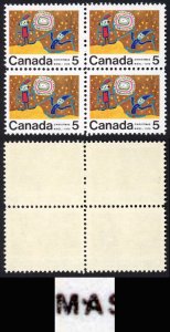 Canada Unitrade 522i 5c Centre Block Dot between M and A MNH Unitrade price 40