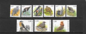 BIRDS -BELGIUM #1912-16  MNH