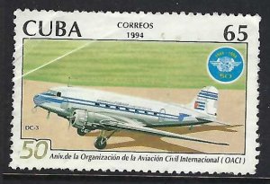 Cuba 3609 VFU AIRPLANE Z425-2
