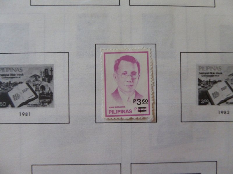 Philippines 1978-1991 Stamp Collection on Album Pages