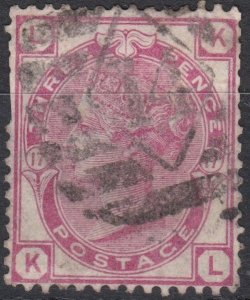 Great Britain Sg143 3d Rose Pl 17 Used Cv £80   KL