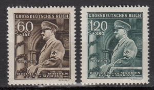 Bohemia & Moravia - 1944 Hitler stamps Sc# B25/B26 - MNH (9779)