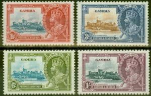 GAMBIA 1935 Jubilee 4er Set sg143-146 guter Zustand MTD postfrisch