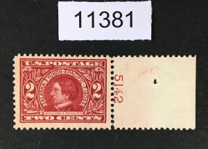 MOMEN: US STAMPS # 370 MINT OG NH LOT #11381