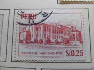 1952-53 A11P28F77 Peru 25c Fine Used Stamp-