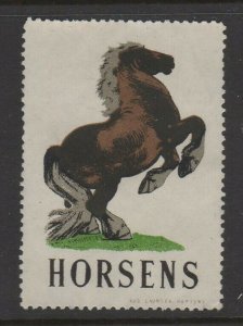 Denmark - Horsens Advertising Stamp - Horse Rearing - NG