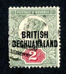 1891 Bechuanaland Sc.# 34 used cv $5 ( 647 BCXX )