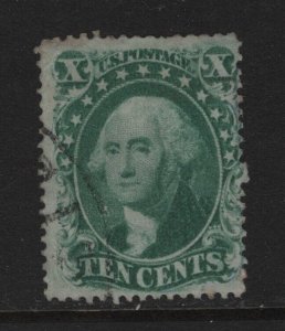 33 Type lll  F-VF used face free cancel with nice color cv $ 190 ! see pic !