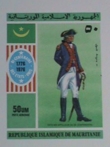 ​MAURITANIA STAMP:1976-SC#341 BI-CENTENARY AMERICAN REVOLUTION PROOF SHEET #5