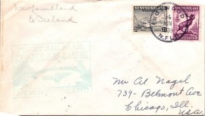 Newfoundland 1939 FFC - Airmail - Botwood To Baile Atha Cliath - F70067