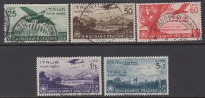 Italy Regno - Sassone Posta Aerea n. 95-99 - cv 1300$