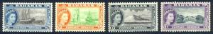 BAHAMAS #158-73 Mint NH - 1954 Q E II Pictorial Set