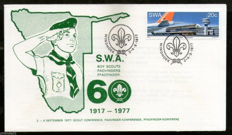 South West Africa 1977 Scouts Conference 60 Years in SWA Special Cover # 6442