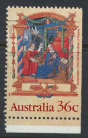 SG 1225  SC# 1159 Used  from booklet right (bottom) margin imperf  - Christmas 