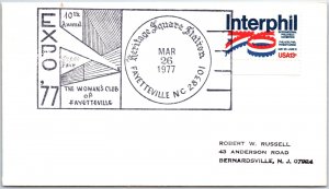 US SPECIAL EVENT COVER THE WOMAN'S CLUB OF FAYETTEVILLE N.C. EXPO '77 TYPE B