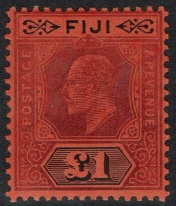 FIJI 1906 KEVII 1 POUND 