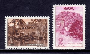 Macao - Scott #324, 325 - MH - SCV $3.05