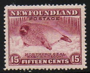 Newfoundland #195 MLH Perf.14 OG CV $2.50 