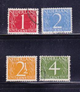 Netherlands 282-285 Set U Numerals (D)