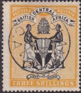 British Central Africa 1895 SC 27 Used 