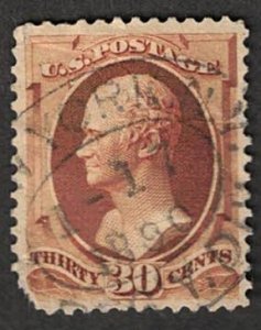 USA, Scott # 217, used, CV = $ 90.00, Lot 250236-01