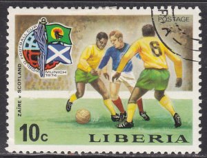 Liberia 678 World Cup Soccer 1974